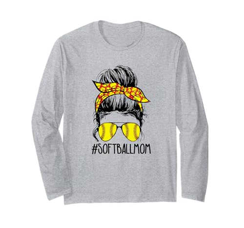 Softball Mama - #softballmom Langarmshirt von Softball Mom - #softballmom