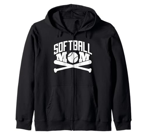 Softball Mom - Lustige Softball-Mama Kapuzenjacke von Softball Mom
