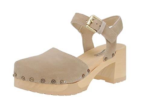 Softclox S3565 Hope Kaschmir - Damen Schuhe Sandaletten - 01taupe, Größe:41 EU von Softclox