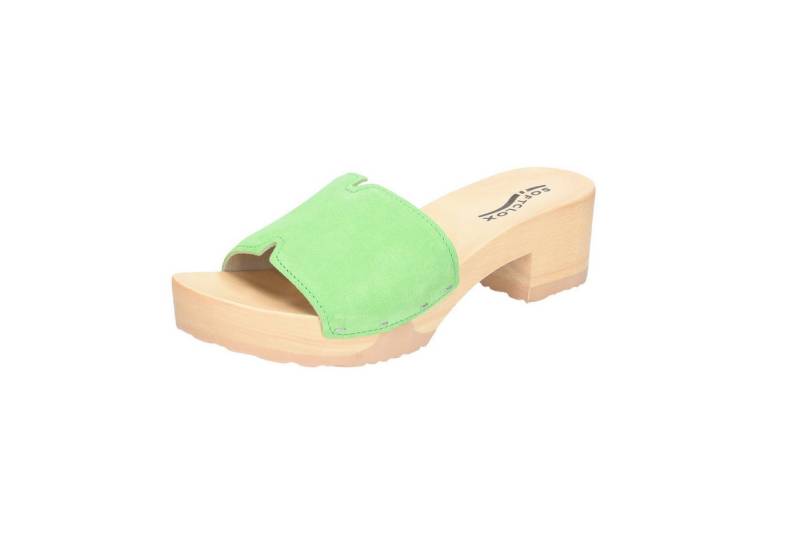Softclox Pirella Kashmir Green Velour Schnürschuh von Softclox