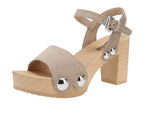 Softclox S3337 Eilyn Kaschmir - Damen Schuhe Sandaletten - 70-Taupe, Größe:36 EU von Softclox