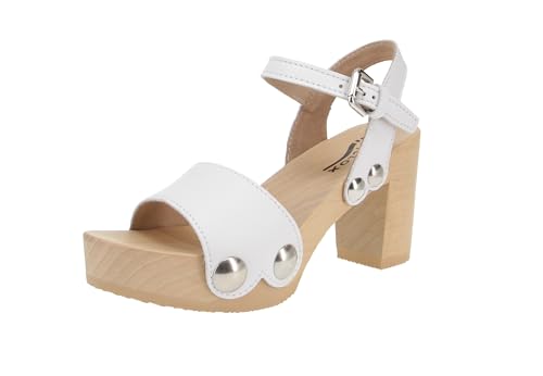 Softclox S3337 Eilyn Nappa - Damen Schuhe Sandaletten - 91-Weiß, Größe:38 EU von Softclox