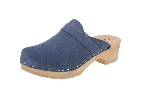 Softclox S3345 Tamina Kaschmir - Damen Schuhe offene Schuhe - 56-Jeans, Größe:40 EU von Softclox