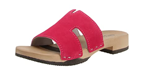 Softclox S3501 Blida Kaschmir - Damen Schuhe Pantoletten - 36-Pink-Kiss, Größe:41 EU von Softclox