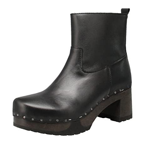 Softclox S3553 Hazel Bright Nappa - Damen Schuhe Stiefeletten - 13-schwarz, Größe:41 EU von Softclox