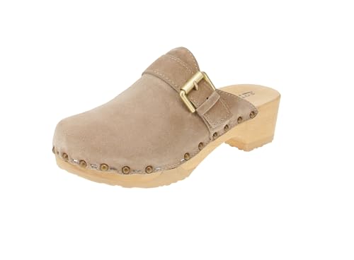 Softclox S3560 Tomma Kaschmir - Damen Schuhe offene Schuhe - 01-Taupe, Größe:40 EU von Softclox