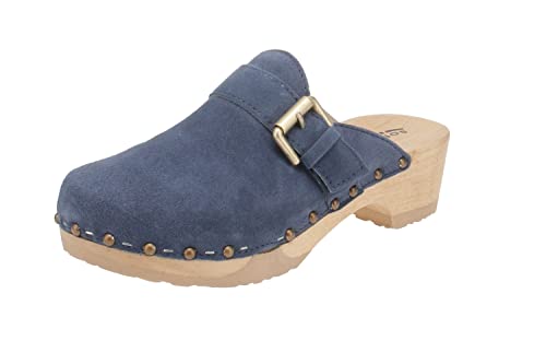 Softclox S3560 Tomma Kaschmir - Damen Schuhe offene Schuhe - 06-Jeans, Größe:40 EU von Softclox