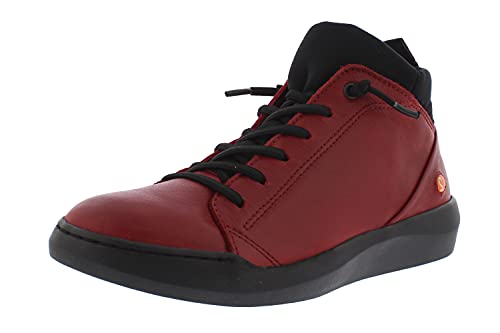 Softinos Damen Ankle Boots BIEL, Frauen,Stiefeletten,lose Einlage,halbstiefel,Kurzstiefel,uebergangsschuhe,Rot (RED/Black Neoprene),39 EU / 6 UK von Softinos