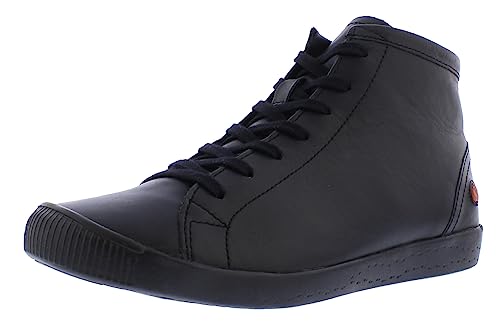 Softinos Damen Boots IBBI, Frauen,Schnürstiefel,lose Einlage,Kurzstiefel,Boots,Winterstiefel,Winterschuhe,Schwarz (Black),39 EU / 6 UK von Softinos