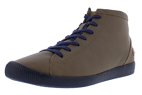 Softinos Damen Boots IBBI, Frauen,Schnürstiefel,lose Einlage,Winterschuhe,uebergangsschuhe,Boots,Braun (Sludge),37 EU / 4.5 UK von Softinos