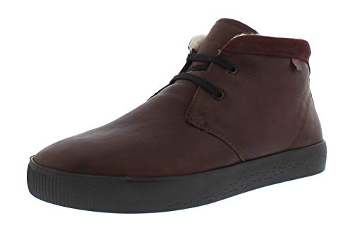 Softinos Damen Desert Boots SIAL607SOF, Frauen Schnürstiefelette,lose Einlage, stiefel chukka boot,Rot(WINE),39 EU / 6 UK von Softinos