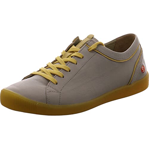 Softinos Damen IBBA691SOF Sneaker, Ligh Grey/Light Yellow, 37 EU von Softinos