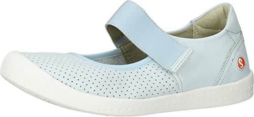 Softinos Damen IGLU720SOF Flat Sandal, Light Blue, 38 EU von Softinos