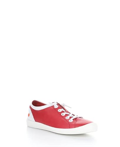 Softinos Damen ISLAII557SOF Sneaker, Cherry RED/White, 38 EU von Softinos