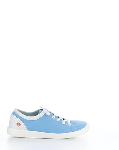 Softinos Damen ISLAII557SOF Sneaker, Sky Blue/White, 42 EU von Softinos