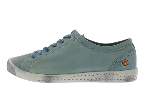 Softinos Damen Sneakers, Frauen,Low-Top Sneaker,lose Einlage,sportlich,Halbschuhe,straßenschuhe,Strassenschuhe,Sportschuhe,Blau (Diesel),38 EU / 5 UK von Softinos