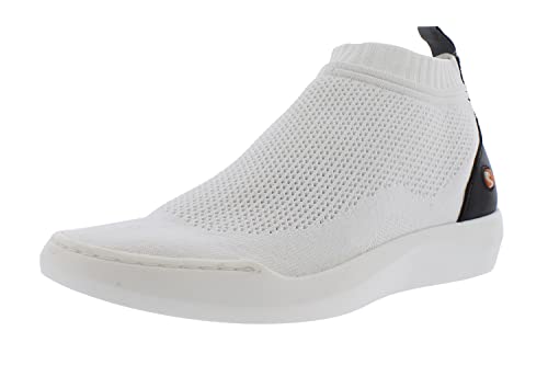 Softinos Damen Sneakers BEBA, Frauen,Skater Sneaker,lose Einlage,high-Tops,Woman,Lady,Ladies,Halbschuhe,straßenschuhe,Weiß (White),41 EU / 7.5 UK von Softinos