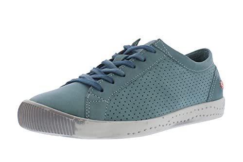 Softinos Damen Sneakers ICA, Frauen,Skater Sneaker,lose Einlage,Sportschuhe,Freizeitschuhe,Turnschuhe,Laufschuhe,Blau (Diesel),37 EU / 4.5 UK von Softinos