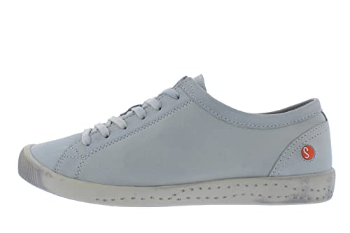 Softinos Damen Sneakers, Frauen,Low-Top Sneaker,lose Einlage,sportlich,straßenschuhe,Strassenschuhe,Sportschuhe,Blau (Light Blue),38 EU / 5 UK von Softinos