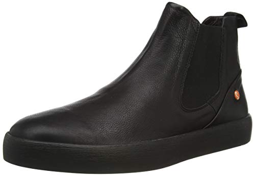 Softinos Herren RYKE611SOF Chelsea Boot, Black, 45 EU von Softinos