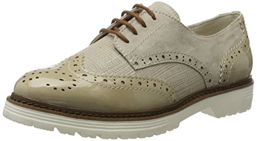 Softline Damen 23763 Brogue Schnürhalbschuhe, Braun (Dune Comb. 414) von Softline