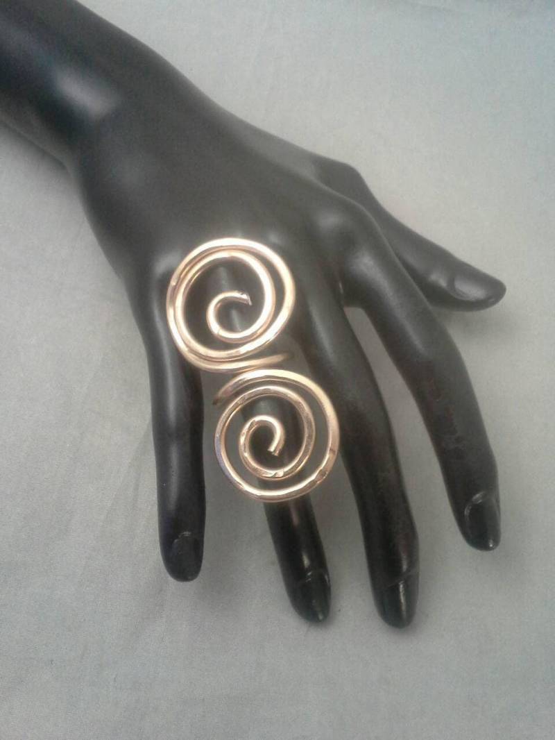 Drahtring, Wire Wrapped, Statement Ring, Großer Frauen Draht Extra Drahtring, Wire Wrapped, Statement Ring, Großer Frauen Draht Extra von SoftlySisterDesigns