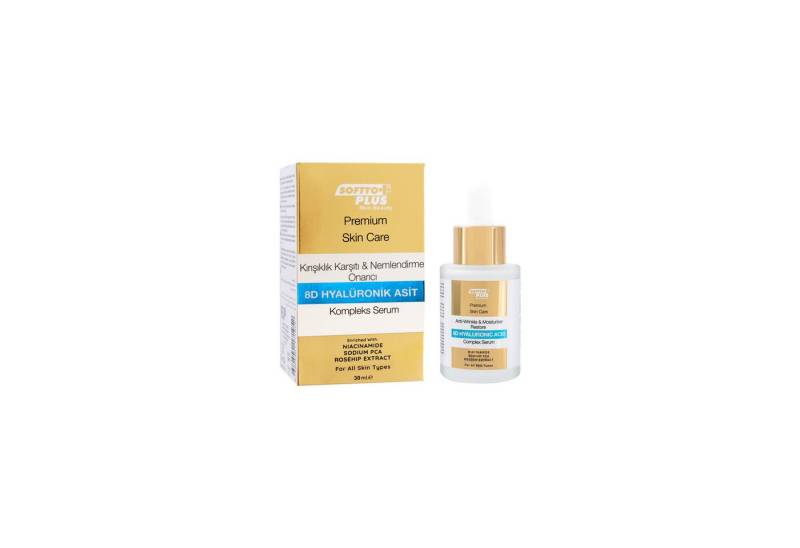 Softto Plus Anti-Falten-Serum Softto+Plus 8D Hyaluronik Säure Komplex Serum Anti-Aging-Pflege von Softto Plus