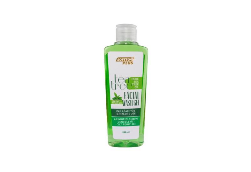Softto Plus Gesichtsgel Tea Tree Facial Wash Gel - Gesündere, strahlend schöne & reine Haut von Softto Plus
