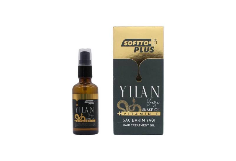 Softto Plus Haaröl Softto+Plus Snake Oil Haarpflege Öl,Vitamin-E,Schlangenöl 50ml von Softto Plus