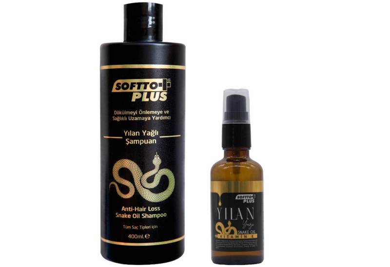 Softto Plus Haarshampoo Softto+Plus Schlangenöl Bundle - Shampoo und Serum von Softto Plus