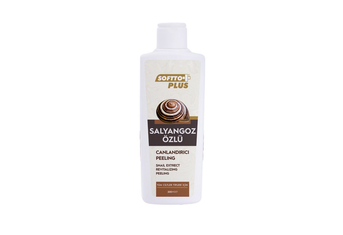 Softto Plus Körperpeeling Snail Extract Peeling – Tiefenreinigung für strahlende Haut - 200ml von Softto Plus
