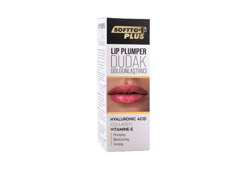 Softto Plus Lippenbalsam Softto+Plus Lip Plumper - Hyaluronic ACID, Collegen Vitamin-E von Softto Plus