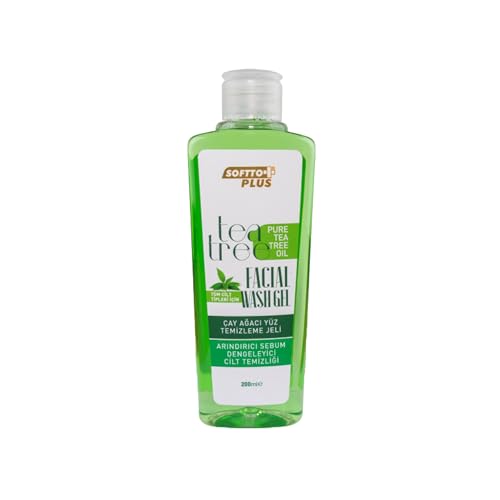 Softto+Plus Tea Tree Facial Wash Gel - Gesündere, strahlend schöne & reine Haut von Softto plus
