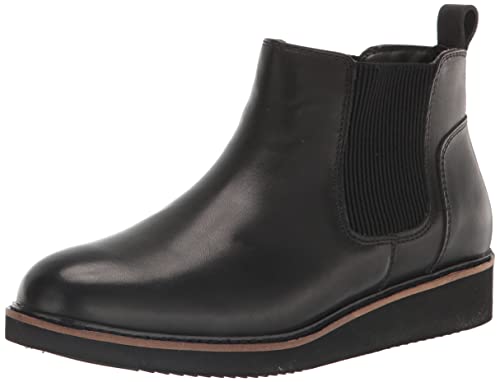 SoftWalk Damen Ankle Boots and Booties Stiefelette, Schwarz, 38.5 EU Weit von Softwalk