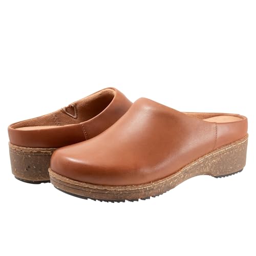 SoftWalk Damen Arvada Clog, Gepäck, 39.5 EU Weit von Softwalk