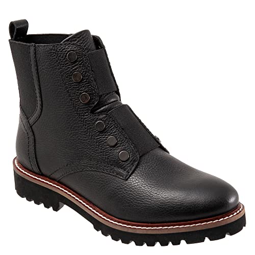 SoftWalk Damen Indiana Stiefelette, Schwarz gewalkt, 39 EU von Softwalk