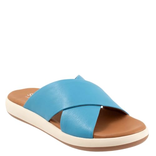 SoftWalk Damen Jesi Sandale, Himmelblau, 37 EU Weit von Softwalk