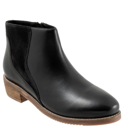 SoftWalk Damen Racine Stiefelette, Schwarz, 10.5 Narrow von Softwalk