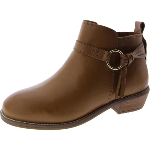 SoftWalk Damen Reade Stiefelette, Cognac, 38.5 EU Schmal von Softwalk