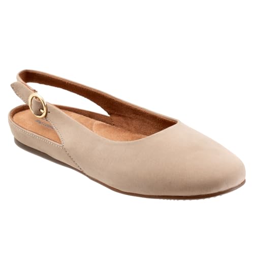 SoftWalk Damen Sandy Ballerinas, Stein, Nubuk, 41 EU SoftWalk Damen Sandy Ballerinas, Stein, Nubuk, 41 EU von Softwalk