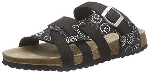 softwaves Damen 274 147 Pantoletten, Schwarz (Black Multi 099) von softwaves