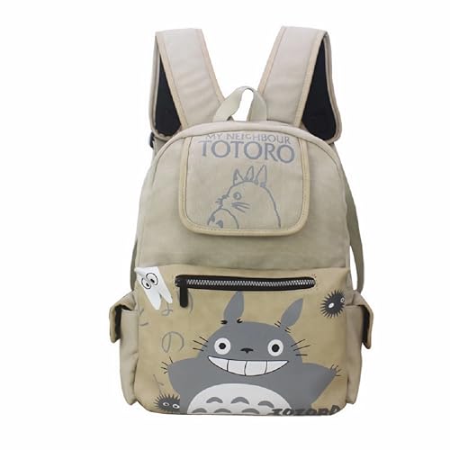 Sohaon Anime Canvas College Rucksack Daypack Schultasche Büchertasche Schultertasche Backpack Bag Katze,Set-3 von Sohaon