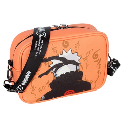 Sohaon Anime Handtasche Umhängetasche Crossbody Abendtasche Citytasche Schultertasche Handbag mit breitem Schultergurt Naru-2 von Sohaon