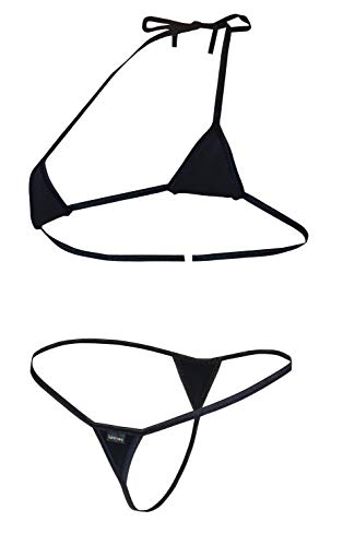 Sohimary 230 Damen Mini String Tanga Bikini XS S M 32 34 36 38 Weiß von Sohimary