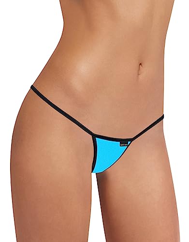 Sohimary 411 Damen Mini String Tanga XS S M 32 34 36 38 Blau von Sohimary