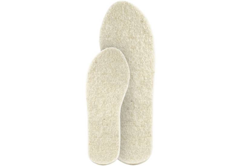 Sohlen24 Filzsohlen Alutherm-Einlegesohlen aus Merinowolle 4 (Packung, 1 Paar), Universalgröße von Sohlen24