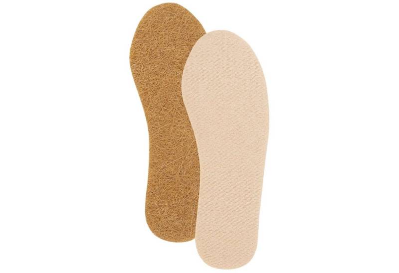 Sohlen24 Korksohlen Kokos Schuheinlage für Tragekomfort 18 (Packung, 1 Paar), Universalgröße von Sohlen24