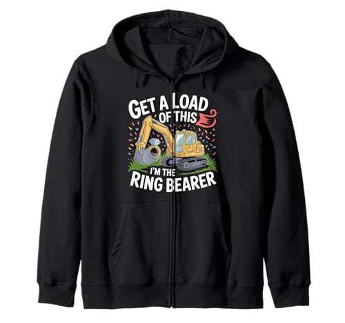 Get A Load of This I'm The Ring Bearer Cute Son Boy - Kapuzenjacke Get A Load of This I'm The Ring Bearer Cute Son Boy - Kapuzenjacke von Sohn Boy Hochzeitsaufgaben