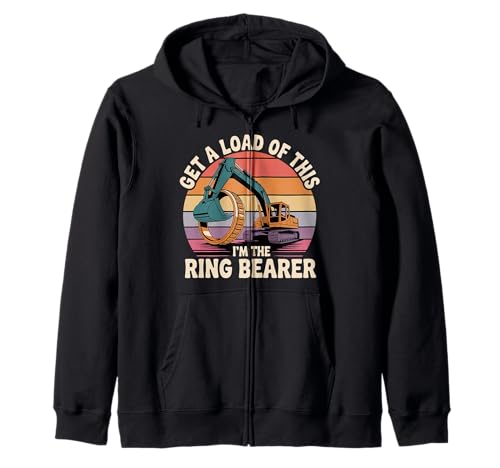 Get A Load of This I'm The Ring Bearer Cute Son Boy - Kapuzenjacke Get A Load of This I'm The Ring Bearer Cute Son Boy - Kapuzenjacke von Sohn Boy Hochzeitsaufgaben