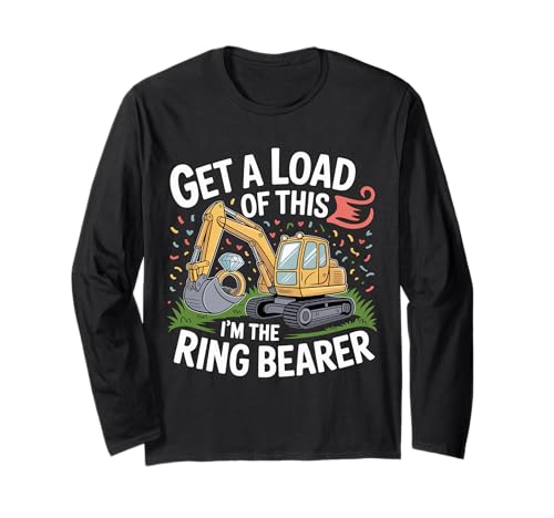 Get A Load of This I'm The Ring Bearer Cute Son Boy - Langarmshirt Get A Load of This I'm The Ring Bearer Cute Son Boy - Langarmshirt von Sohn Boy Hochzeitsaufgaben